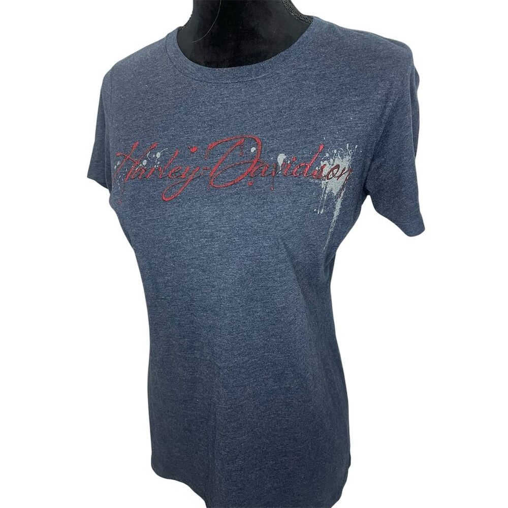 Harley-Davidson Women's XL Graphic Tee Short Sleeve Casual Top - Picture 2 of 7